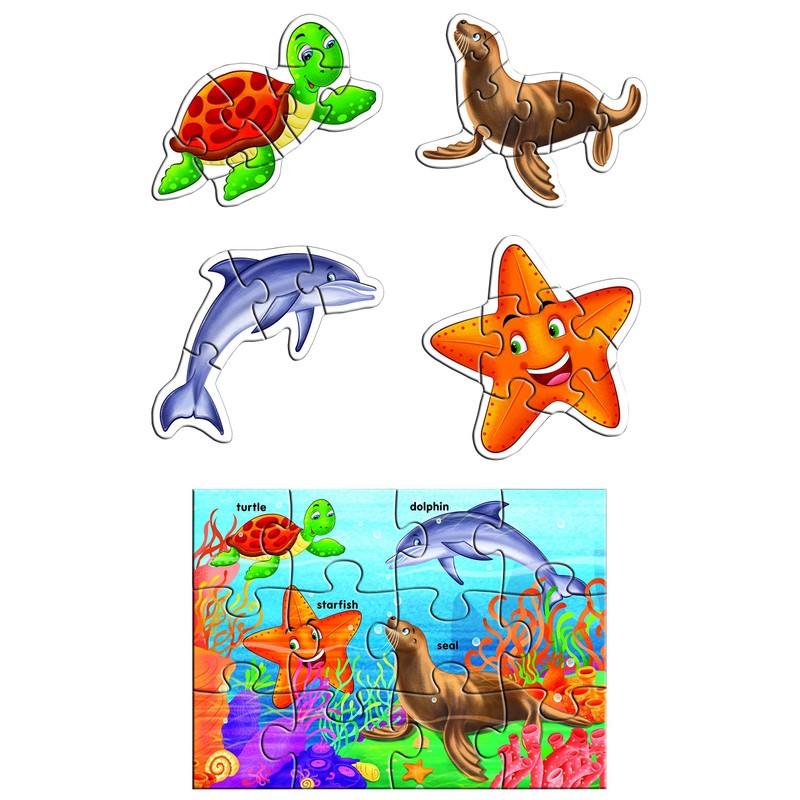 Creative Educational Creative Early Step Sea Animals Puzzles