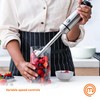 MasterChef Immersion Blender Handheld with Electric Whisk & Milk Frother