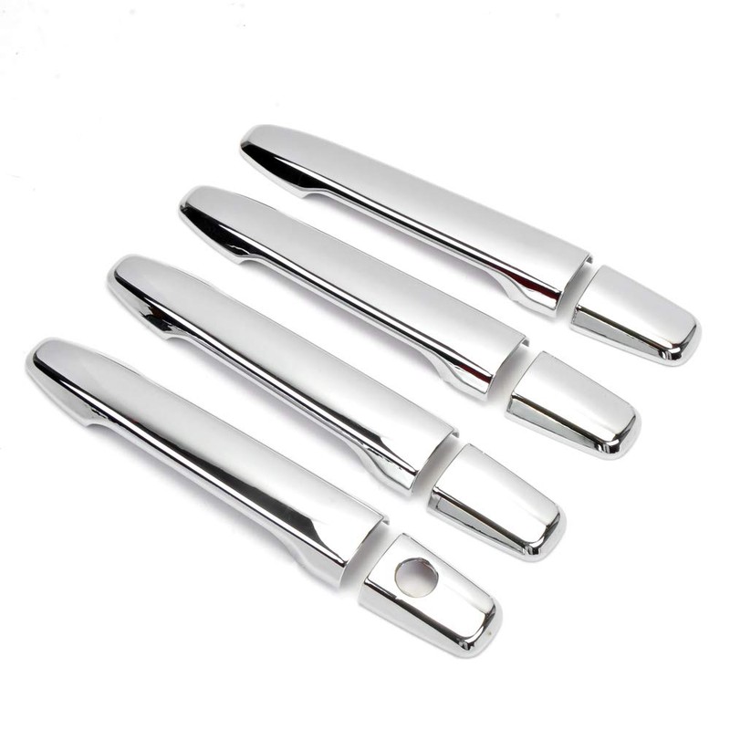 Dreamseek 8Pcs 4 Door Handle Cover Compatible with Mitsubishi Outlander/Lancer