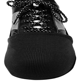 Bowling Shoe Slider，Bowling Shoe Cover 2 Pack / 1 Pair of Adjustable Sole Slide Covers | One Size Fits Most Bowling Shoes Men & Women | Elastic Band Creates Size Adaptations Black