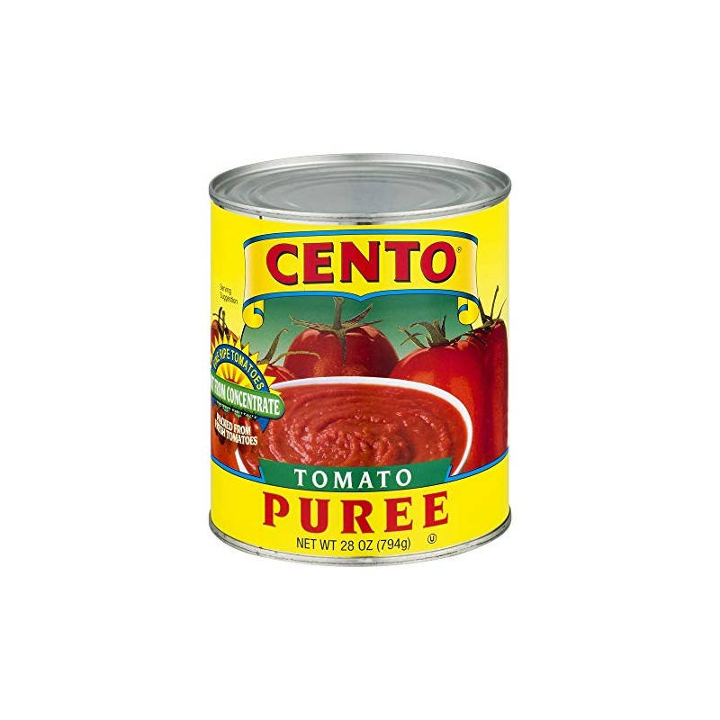 Cento Tomato Puree, 28-Ounce Cans (Pack of 12)