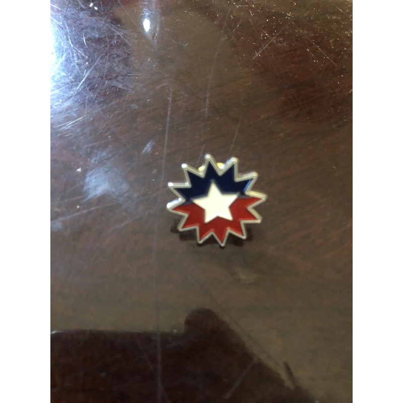 Juneteenth star lapel pin black Americana