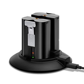 OLAIKE Battery Charger Station Compatible with Video Doorbell 4 & 2 & 3 & 3Plus, Spotlight Cam Battery, Peephole Cam & Stick Up Cam Battery, Portable Dual Port Charging(Batteries NOT Included),Type 3