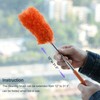 sourcing map Microfiber Cleaning Duster, 12 to 31.5 Inch Washable