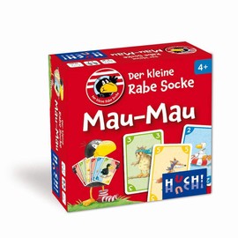 HUCH! The Little Raven Sock Mau Children's Game, Card Game, 11 x 4 x 11 cm