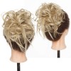 Tousled Updo Messy Bun Hair Extension Instant Ponytail With Elastic