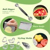 80-Piece Stainless Steel Fruit Carving Tools Set - Professional Watermelon