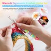 Coopay Large Crochet Hooks Set, Ergonomic Crochet Hook with Soft