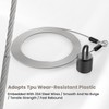 BaYiToo 9.84FT 3mm Stainless Steel Security Cable, Safety Cable Luggage