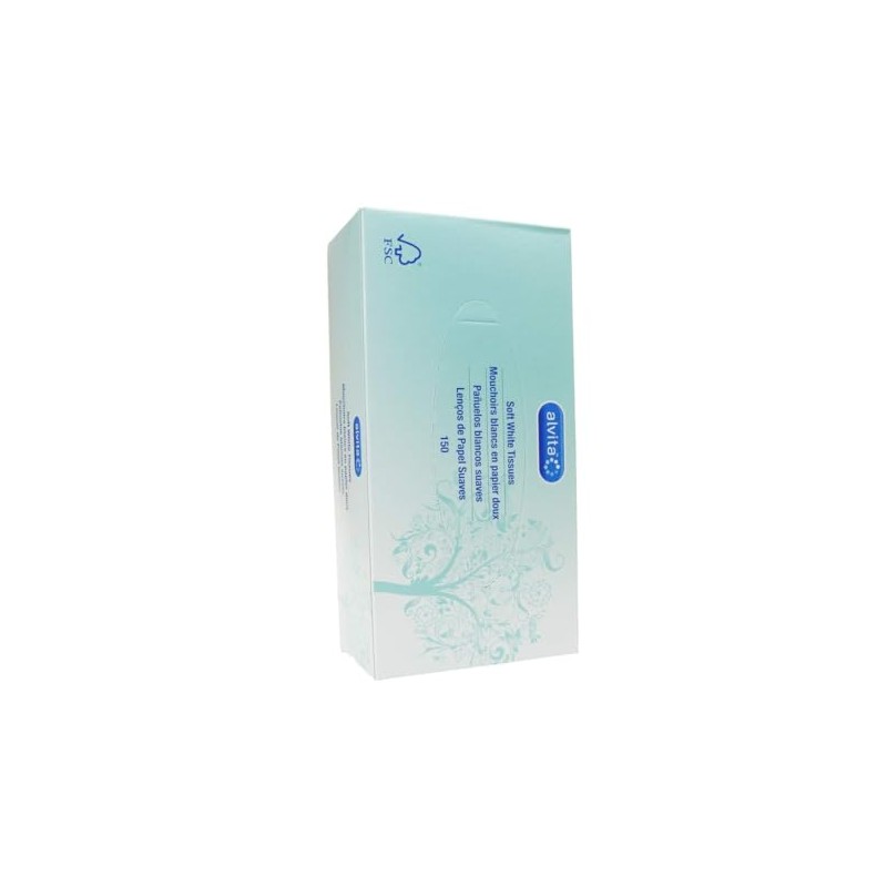 Alvita Tissues Box Soft White 2 Ply