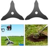 CjingCH 3-Tooth with 25.4 MM Bore Weed Cutter Metal Blade