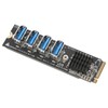 M.2 to PCIe Expansion Card PCIE 4 Ports Strong Anti