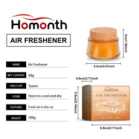 Enhance Your Car's Interior! Pack of 2 Car Air Freshener in Refreshing Scents