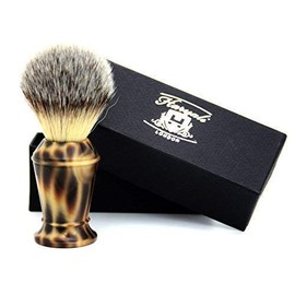 Synthetic Hair Shaving Brush Cheetah Pattern with Classic Box Gift for Men Gift