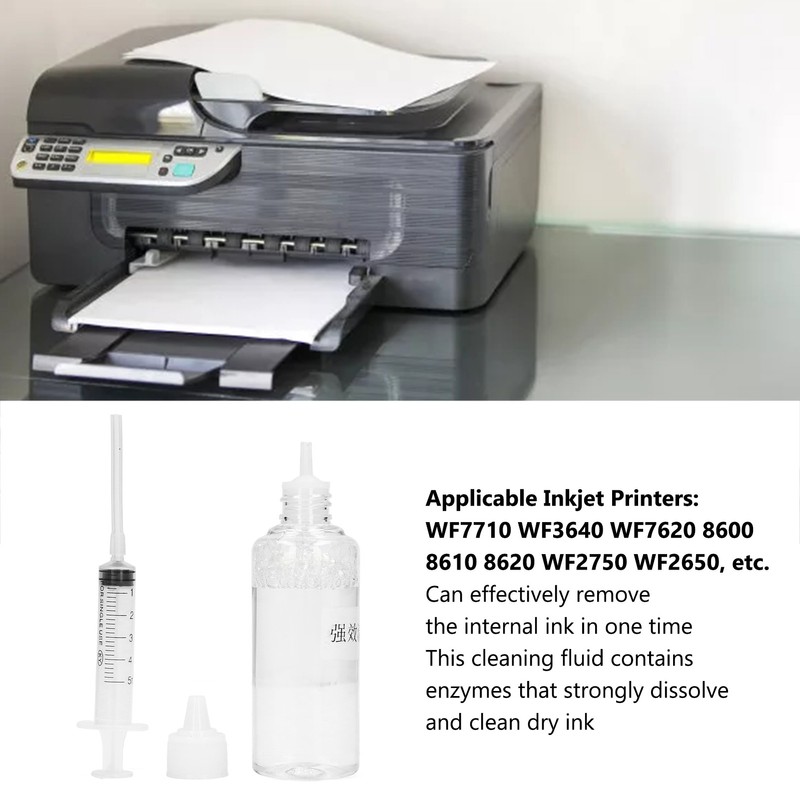 Ink Cleaning Solution Strong Dissolve Ability Nozzle Dye Cleaning Fluid