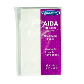 Mouldmaster Aida 25 Count White 39 x 45cm