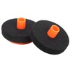 7Pcs Drum Felt Pad Kit Black Orange Red Wear Resistant