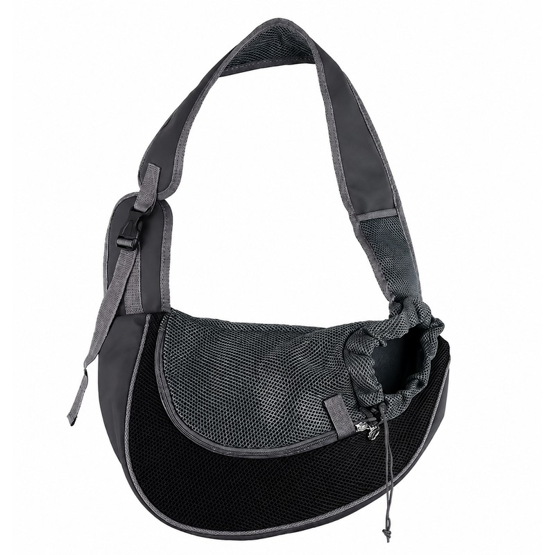 Pet Cat Dog Sling Carrier Bag – Breathable Mesh Crossbody