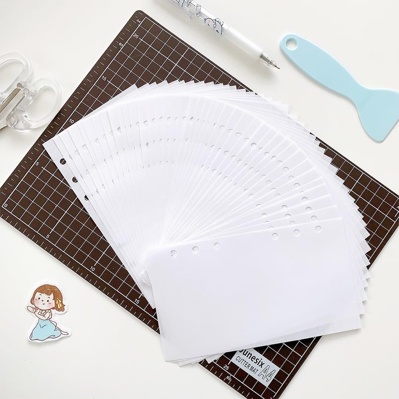 SensaBliss Peel and Stick Pad Refills, Double Sided, 6-Hole Strippable,