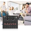 Multifunctional Live Sound Card for Singing/Live Broadcasting/ Recording Voice and