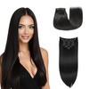 YSYS Clip in Hair Extensions - 100% Human Hair Remy