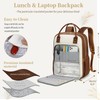 15.6 Inch Laptop Backpack, Lunch Backpack for Women, Water Resistant