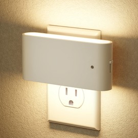 JandCase LED Night Lights Plug into Wall, Night Light with Dusk to Dawn Light Sensor, Dimmable Night Light Plug in [2 Pack], 3000K Soft White Nightlight for Bedroom Hallway Kids Room Kitchen