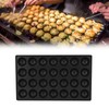 28 Holes Takoyaki Maker Octopus Meatballs Baking Tray Nonstick Kitchen