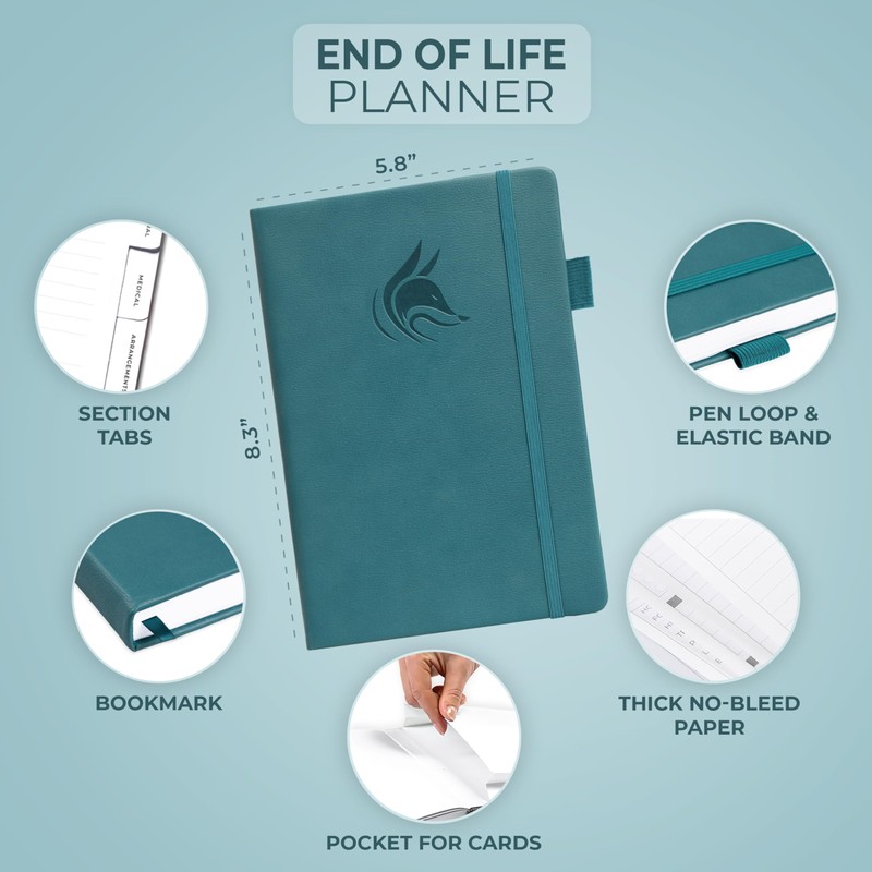 Clever Fox End of Life Planner – Final Arrangements Organizer