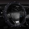 Car Auto - Funda brillante para volante con diamantes y
