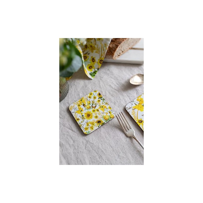 Museums & Galleries Set of 4 Cork Backed Coasters -