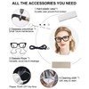 AEZUNI Retro Reading Glasses Women 4.0 Oversized Square Frame Fashion