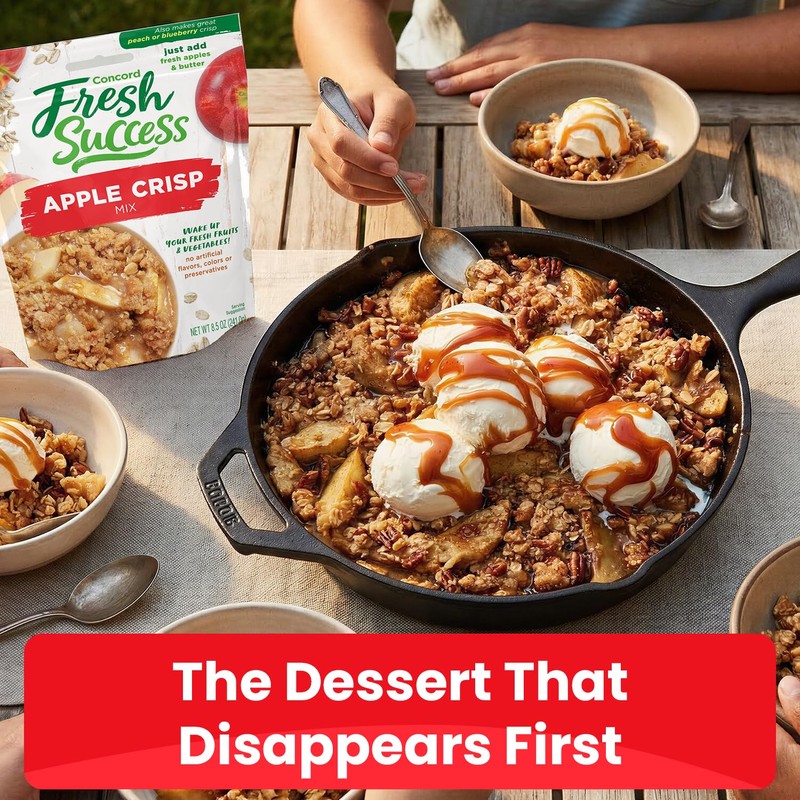 Concord Farms Apple Crisp Mix (VALUE PACK of 4 Box's)
