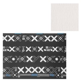 NOUKAJU DIY Mouse Grip Tape Full Coverage, DIY Anti-Slip Stickers(110 * 150MM),Mouse Anti Sweat Grip,Sweat Resistant,Easy to Apply,DIY Anti Slip Grip Tape(Black)