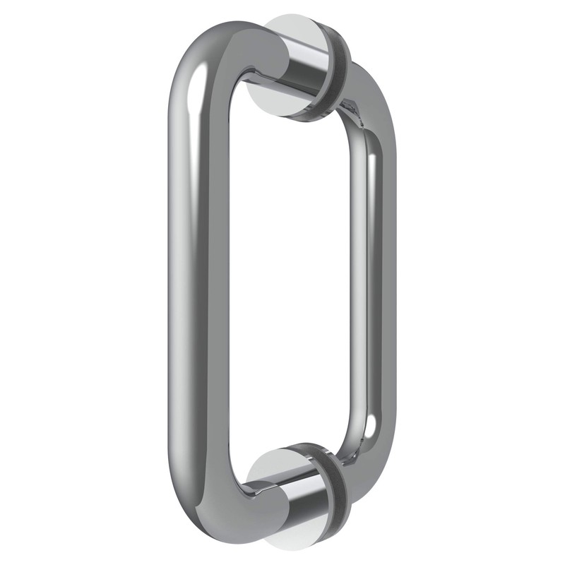 CRL 6" Chrome (BM Series) Tubular Back-To-Back Pull Handle