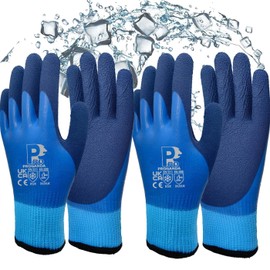 PROGANDA Waterproof Work Gloves, Double Coated, Superior Grip Safety Gloves
