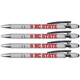 Greeting Pen North Carolina State Soft Touch Coated Metal Pen 4 Pack (4022)