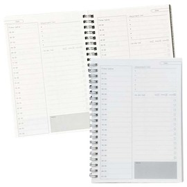 rindaism To-Do List Notebook, 2 Books, 3 Movies, Task Management, Notepad, Memo Notepad, Schedule Notebook, Time Management, B6 Size, Study Book (Cover: PP Translucent Plastic)