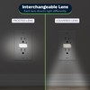 TOPGREENER LED Guide Light Receptacle with Automatic Daylight Sensor, Night