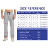Idtswch 38" Long Inseam Men's Tall Yoga Sweatpants Open Bottom
