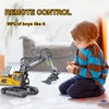 Mocethoa Remote Control Excavator 11 Channel RC Excavator Truck Toys