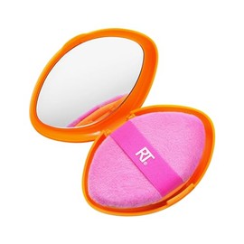 NOVIIML hniques Miracle 2-In-1 Powder Puff + Travel Case, Dual-Sided Makeup Blending Puff, Elastic Band, Precision Makeup Sponge & Powder Puff, For Liquid, Cream & Powders, Travel Case, 2 Count