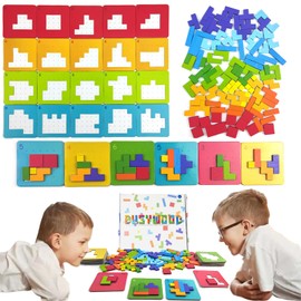 Jastown Wooden Jigsaw Puzzle | Fine Motor Skills Toys | Early Educational Toys | Montessori Toys | Tangram Puzzles For 3 4 5 6 7 8 Year Olds
