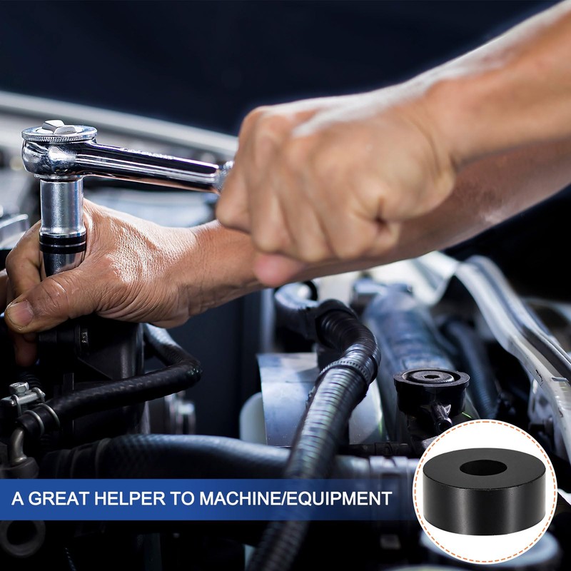 YELARXI Multi Purpose Rubber Spacer, 8mm ID x 25 OD