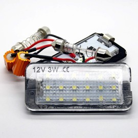 2 x LED SMD license plate modules – E-mark – Plug & Play – 6000 K 1b
