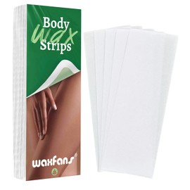 90 piece Non Woven Wax Strips for Face & Body, Body Wax Strips for Women and Men - Suitable for All Skin and Hair Colors (Green)