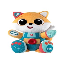 Chicco ABC Foxy Baby Plush Toy, 6 Months, Bilingual Talking Toy, with Interactive Buttons and Montessori Activities, Games for Kids 6 Months - 4 Years