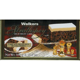 Walker's Shortbread Strathspey Rich Holiday Fruit Cake, Luxury Holiday Treat, 17.6 Oz Box