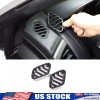 Ynei ABS Carbon Fiber Dashboard Air Vent Cover Trim Fits