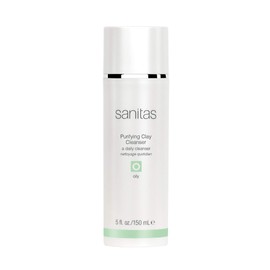 Sanitas Skincare Purifying Clay Cleanser, Detoxifying, Pore Perfecting Cleanser, 5 Ounces